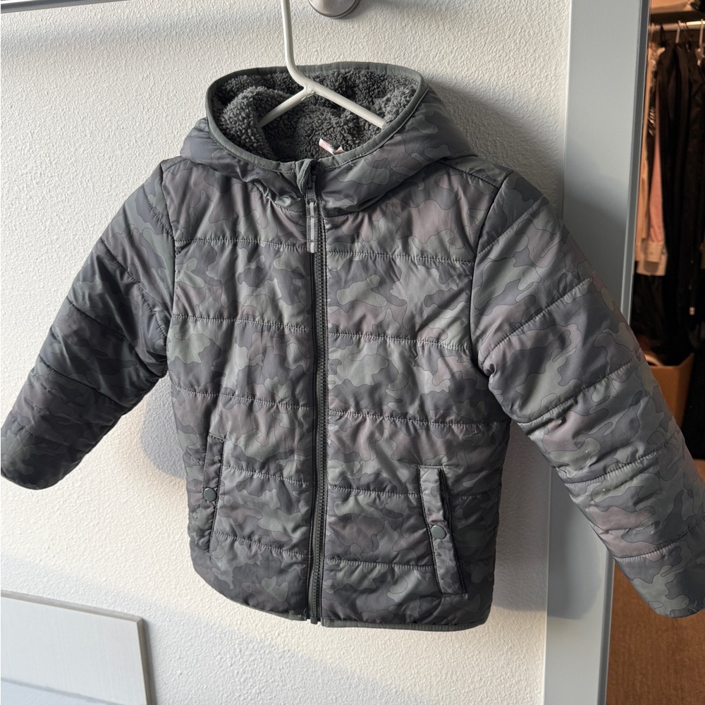 Kids Camouflage Cat & Jack Hooded Jacket